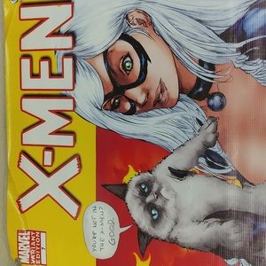 X-Men Black Cat Grumpy Cat Marvel Variant Edition Alfred Trujillo poster